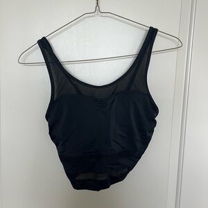 Athleta mesh swim/running top